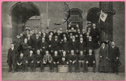 CPA.Photo.Amsterdam.Laborista .Societo Esperantista.Envoi Juin 1914 à Savreux à  Amiens. - Esperanto