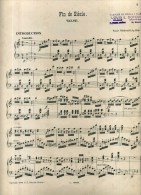 - PARTITION MUSICALE . FIN DE SIECLE (valse) . PAR E. WALDTEUFEL . 1892 . - V-Z