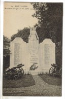 CPSM SAINT SAENS (Seine Maritime) - Monument Aux Morts Inauguré Le 30 Juillet 1922 - Saint Saens