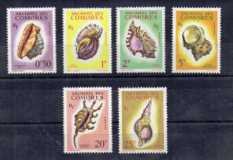 COMORES N° 19 à 24 Neufs Charniere (6 Valeurs) - Used Stamps