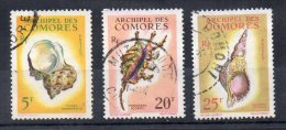 COMORES N° 22 - 23 - 24 Oblitérés - Used Stamps