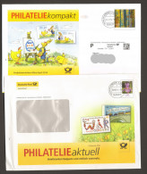 BRD Deutsche Post Philatelie 2014, 2 Umschläge Mit 1,45€ Frankatur - Briefomslagen - Gebruikt