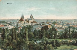 I6026 - Germany (1906) Erfurt, Postcard: Erfurt - The Town Center (Heliocolorkarte Von Ottmar Zieher, München) - Erfurt