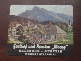Gasthof Und Pension " MORZG " Salzburg Austria ( Morzger Strasse 72 ) ( Etiket ) ( Zie Details Foto ) ! - Visiting Cards