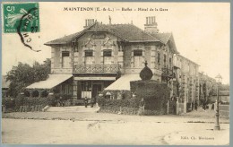 "France 28 - Eure Et Loir - Maintenon - Buffet - Hôtel De La Gare" - Maintenon