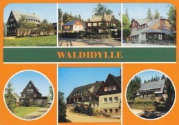 I6001 - Germany (1989) Postcard: Falkenhain (Kr.Dippoldiswalde) - Staatlich Anerkannter Erholungsort Ortsteil Waldidylle - Dippoldiswalde