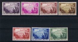 Belgium: 1932 Mi 347-353, OBP 356 - 362 MNH/** Postfris - Neufs