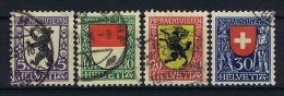 Switserland Schweiz: 1924 Mi 209 - 212 Used - Gebruikt