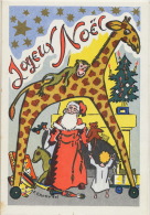 P.F. Morvan  Poeme  Pere Noel Giraffe Singe - Morvan