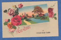 CPA - LISLE Sur TARN - Souvenir - Lisle Sur Tarn