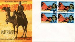 AUSTRALIE. N°588 De 1976 Sur Enveloppe 1er Jour. William Gosse/Dromadaire. - Explorers