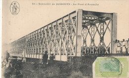 S S 887 / CPA  - COTE DES SOMALIS - DJIBOUTI  -LE PONT D'AOUACHE - Somalia