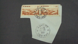 South Vietnam Viet Nam Piece Of Mail Paper 1961 With An Loc Postmark - Vietnam