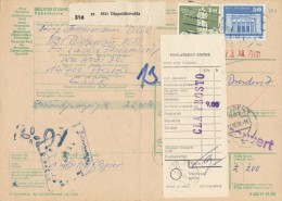 C06045 - DDR (1980) 8231 Dippoldiswalde / 807 Dresden 7 / - To Czechoslovakia: 405 02 Decin 2 / 140 00 Praha 4 - Timbres-taxe