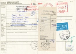 C06055 - Denmark (1981) Allerod / Par Avion / - To Czechoslovakia: 220 00 Praha 120 / 221 00 Praha 121 / 140 00 Praha 4 - Lettres & Documents