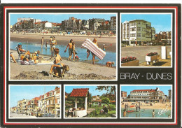 BRAY DUNES .. LA PLAGE .. LE BOULEVARD INTERNATIONAL ET LE GOLF MINIATURE - Bray-Dunes