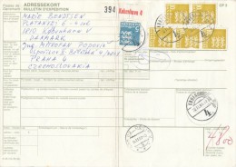 C06077 - Denmark (1981) Kobenhavn 4 / - To Czechoslovakia: 405 02 Decin 2 / 140 00 Praha 4 - Lettres & Documents