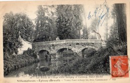 VILLEMOISSON EPINAY (BREUIL) VIEUX PONT ANIME RELIANT LES 2 COMMUNES EN 1917 - Saint Michel Sur Orge