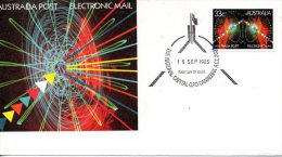 AUSTRALIE. N°921 Sur Enveloppe 1er Jour (FDC) De 1985. Poste électronique. - Informatik