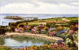 SALMON ART CARD - CARRUTHERS - 4201 - BIRNBECK PIER & PRINCE CONSORT GARDENS, WESTON - Weston-Super-Mare