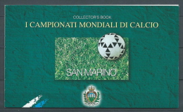 1998 SAN MARINO LIBRETTO MONDIALI DI CALCIO FRANCIA MNH ** - ED - Libretti