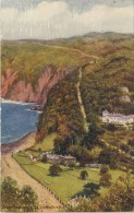 SALMON ART CARD - CARRUTHERS - 4221 - COUNTISBURY HILL, LYNMOUTH - Lynmouth & Lynton