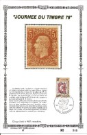 België  Y/T  1890  Herdenkingskaart   Zijde   Dag Van De Postzegel   46 /400 - Cartes Souvenir – Emissions Communes [HK]