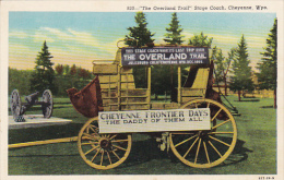 Wyoming Cheyenne The Overland Trail Stage Coach 1936 - Cheyenne