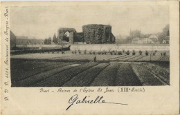 Diest :  Ruines De L'église St. Jean  (  D.V.D.  5523 )    (  Geschreven 1901 Met Zegel ) - Diest