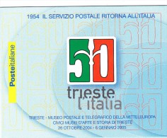 Italia Rep. 2004 - Libretto L. 26** Sassone  Trieste - Postzegelboekjes