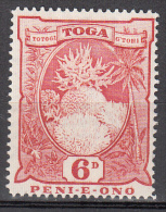 Tonga    Scott No.  78    Unused Hinged    Year  1942   Wmk 4 - Tonga (1970-...)