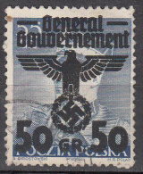 Poland--general Government    Scott No.  N32   Used    Year  1940 - Gobierno General