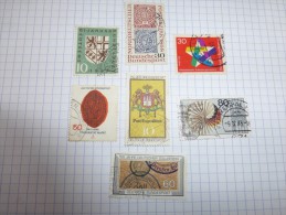 Emblemes, écussons, Armoiries - 1957 à 1983 - Allemagne - Altri & Non Classificati