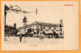 Hamburg Alster Pavillon 1900 Postcard - Mitte