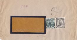 STAMPS ON COVER, NICE FRANKING, KING CHARLES 1ST, QUEEN, 1940, ROMANIA - Cartas & Documentos