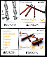 SLOVENIA/Slowenien EUROPA 2014 "National Music Instruments" Set Of 2v** - 2014