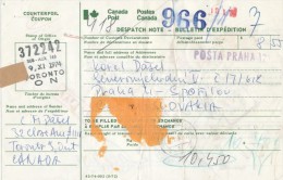 C06189 - Canada (1974) Toronto, ON. / - To Czechoslovakia: 350 02 Cheb 2, Praha 120, Praha 4 - Strafport