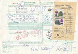 C06193 - Australia (1980) Dee Why, NSW. / - To Czechoslovakia: Cheb 2, Praha 120, Praha 121, Praha 413 (Libus) - Segnatasse