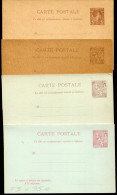 MONACO - ENTIER POSTAUX - 4 CARTES POSTALES RÉF. STORCH & FRANCON N° D3 - E1 - E2 - F3 - NEUVES & LUXE - Enteros  Postales