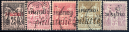 -Levant  4/8 Obl - Unused Stamps