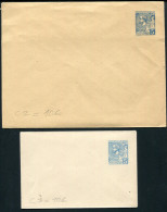 MONACO - ENTIER POSTAUX - 2 ENVELOPPES RÉF. STORCH & FRANCON N° C2 & C3 - SUP - Postwaardestukken