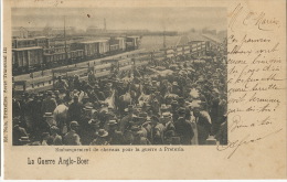 Guerre Anglo Boer Boer War Embarquement Chevaux Gare Pretoria Pretoria Station - Afrique Du Sud