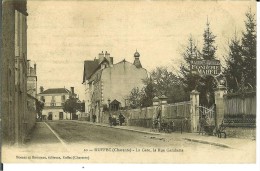 CPA  RUFFEC, La Gare, La Rue Gambetta 10348 - Ruffec