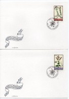 4 Cartas Serie De Liechtenstein 1993 - Storia Postale