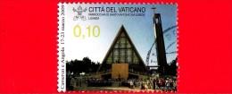 VATICANO - 2010 - Viaggi Del Papa Nel 2009 - 0,10 € • Camerun E Angola - Oblitérés