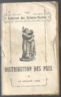 Externat Des Enfants-Nantais (44)  Distribution Des Prix Du 19 Juillet 1923 - Pays De Loire