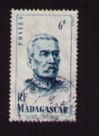 Timbre Oblitéré Madagascar, Général Jacques Duchesne (1837-1918), 6 F, 1946 - Usados