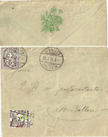 Damenbrieflein  St.Gallen          1891 - Briefe U. Dokumente