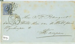 BRIEFOMSLAG Uit 1878 Van AMSTERDAM Naar KAMPEN *  NVPH 19 (8592) - Storia Postale