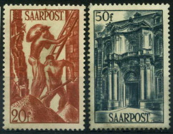 France, Sarre : N° 242 Et 243 Nsg Année 1948 - Nuevos
